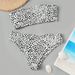Women's Clothing Women's Two Piece Swimsuit Set Fresh Polka Dot Print High-Waisted Strapless Style For Formal & Casual For Women_ecoleips.com