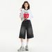 New Seven Inch Wide Leg Jeans For Women In Spring 2025, American Style High Waist Slimming And Loose Pleated Pants_ecoleips.com