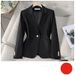 Elegant Pink Blazer Set – Professional Office Suit For Women, Slim Fit & Petite-Friendly_ecoleips.com