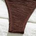 Chocolate Brown Crinkle Texture Bandeau Bikini Set Women Strapless Tube Top High Cut Two Piece Swimsuit Summer Beach Bathing Suit_ecoleips.com