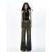 Thai-style European American New T-shirt With A Vintage Feel, 2024 Slim-fit Halter Neck Camisole For Women, Sweet And_ecoleips.com