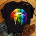 Summer European And American Cross-border Foreign Trade Wholesale T-shirts, Round-neck Casual Plus-size Loose_ecoleips.com