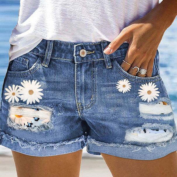 Women's Clothing Street Fashion Summer Denim Shorts Sexy Pants_ecoleips.com