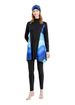 Women's Clothing Sun Protection Hooded Printed Conservative Swimsuit_ecoleips.com