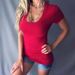 I Have A Large Stock Of 2025 European And American Sexy Solid Color Deep V-neck Short-sleeve T-shirts Women, Suitable_ecoleips.com