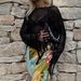 Sexy Open-Knit Mesh Top For Women – Y2k Crochet Long Sleeve Overshirt, Black Lace Sheer Cover-Up For Clubbing & Streetwear (S-Xl)_ecoleips.com