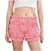 Women's Casual Plaid Fashion Lace Sexy Low Waist Shorts_ecoleips.com