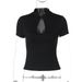 European And American Best-Selling Women's Clothing 2026 Spring New Fashion Sexy Hollow Out Front Button Solid Color_ecoleips.com