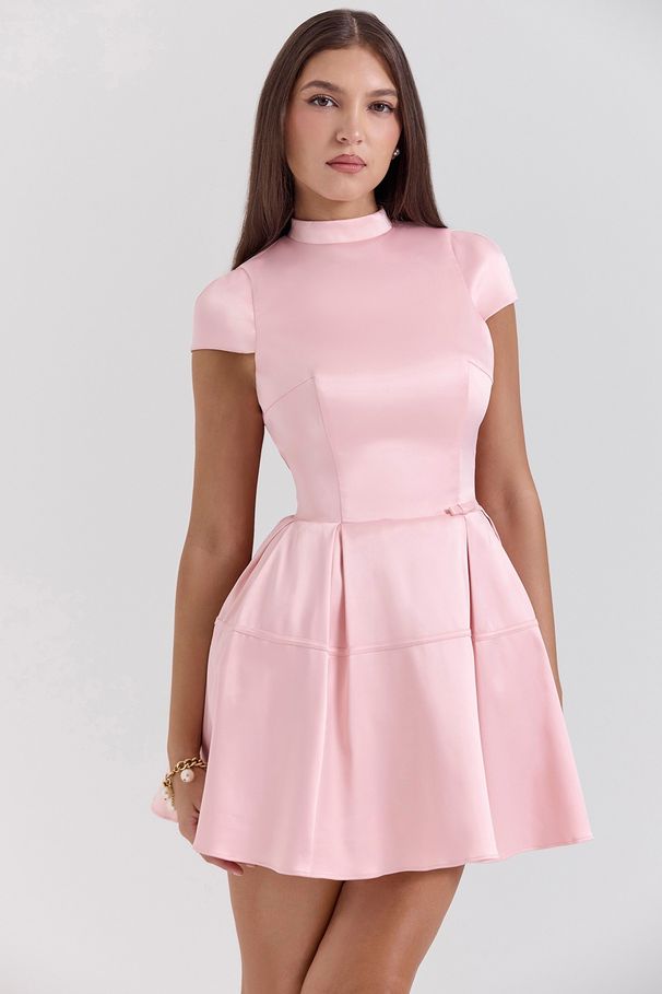 2025 Summer New European And American Cross-Border Solid Color Round Neck Sleeveless Gentle Style Fashionable_ecoleips.com