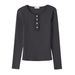 2025 #Select High-Quality Products # Unique Design Button Long Sleeved T-Shirt For Women In Autumn And Winter 2025, New Semi_ecoleips.com