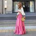 New European And American Cross-Border Skirts 2023 Bohemian Resort Style Printed Flared Skirt For Women_ecoleips.com