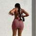 2025 Spring New Women's Fashion Solid Color Slim Fit Knitted Sexy Strap Bodycon Dress Wholesale_ecoleips.com