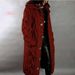 Women's Clothing Oversized Long Hooded Knit Cardigan Sweater - Soft Cotton, Plus Size, Comfortable & Stylish_ecoleips.com