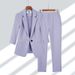 Girl Professional For Women 2025 Spring Summer New Simple Solid Color Plus Size Blazer Elegant Slim Fit Two-Piece Suit_ecoleips.com