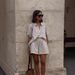 Women's Clothing Striped Short Sleeved Shirt And Shorts Suit Loose Single Breasted Top High Waist Shorts Two Piece Suit_ecoleips.com
