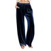 Women's Velvet Drawstring Jogger Pants – Soft & Stylish Wide-Leg Lounge Pants In 6 Elegant Colors | S-XXL | Wrinkle-Free & Comfort Fit_ecoleips.com