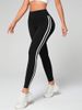 Women's Clothing High Waisted Women's Fleece-Lined High Waist Leggings With Side Stripes - Slim Fit, Tummy Control, Warm & Comfortable_ecoleips.com
