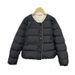 Women's Cropped Puffer Jacket – Lightweight Quilted Coat With Round Neck, Single-Breasted Closure, 3D Textured Polyester, Relaxed_ecoleips.com