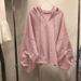 Women's European And American Style Hooded Sweatshirt, Early Autumn Thin Version, Plus-size Loose Fit, Korean Style,_ecoleips.com