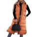 K Long-sleeved Solid Color Vest With Hood For Women; Casual Fashion With Zipper And Single Button Closure._ecoleips.com