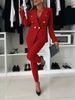 Fashionable Temperament Suit Suit Long Sleeve Button Suit For Women_ecoleips.com