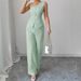 Summer Women's Off-Shoulder Suspender Suit Vest Sleeveless Straight Leg Pants Clothing_ecoleips.com
