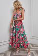 Self Shooting Cross Border Spring Sexy Backless Printed Holiday Style Suspender Dress For Women_ecoleips.com