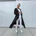 Oversized Longline Duster Cardigan – Solid Color Open Front Coat With Asymmetric Hem (7 Sizes, 5 Colors)_ecoleips.com