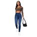 Women's Clothing High Waist Skinny Jeans For Women – Stretch Denim Hip-Lifting Pants_ecoleips.com
