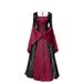 Verve Medieval Court Style Party Long Dress Women's Clothing_ecoleips.com