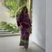 2024 European And American Spring Fashion New Off-Shoulder Printed Long-Sleeve Skirt Set Women's Two-Piece Outfit_ecoleips.com