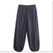 Cross-border Foreign Trade European American Style 2025 Autumn And Winter New Commuter Plaid Puffy Casual Pants 5289246_ecoleips.com