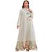 New 2026 Women's Ethnic Tribal Robe Loose Jalabiya Dress Embroidered Fashionable And Elegant Cross Border Muslim Fashion Clothing_ecoleips.com