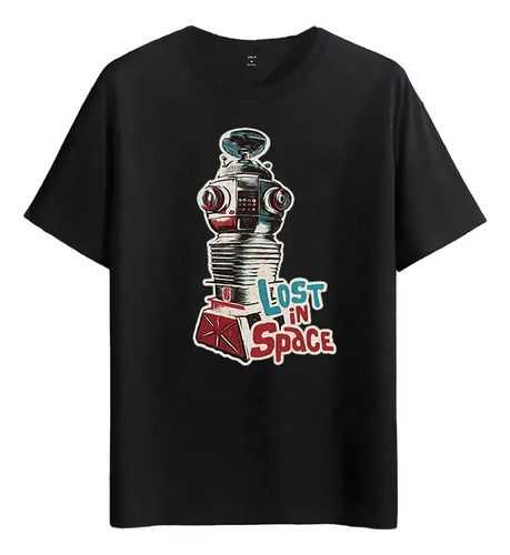 Women's T-Shirts Tshirt Muscle Freaks Robot Lost In Space Estilo Retro Scifi_ecoleips.com