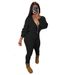 Trendy Zip-Up Knit Sweater Set – Anti-Pilling Pullover & Slim Pants, Elegant Office Wear For Women_ecoleips.com