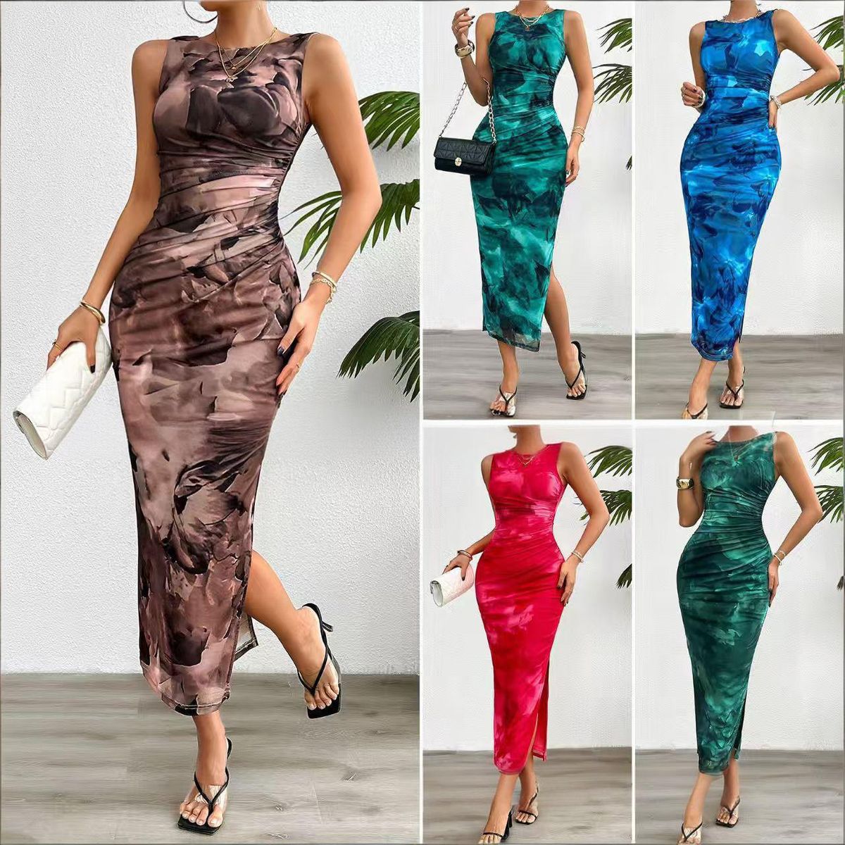 Women's Clothing Sexy Bodycon Evening Dress – Elegant Tight-Fitting Gown For Parties, Night Out & Special Occasions_ecoleips.com