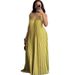 Summer Green Ruffle Strap Dress – Oversized Boho Swing Dress With Pleated Skirt (S-2xl, Sage Tint) Universal Fit_ecoleips.com