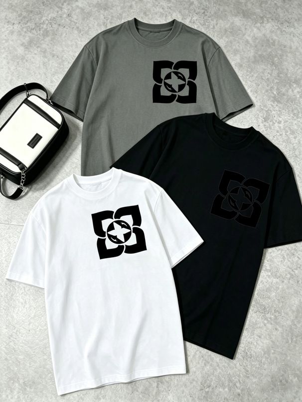 3-Pack Women’s Soft Basic T-Shirts, Breathable Cotton Crew Neck Tops In Black White Grey, Perfect For Daily Use, Lounging & Street Style_ecoleips.com