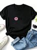 Ladies Casual Cotton Tee, Soft Breathable Slim Fit T-Shirt, Minimalist Basic Top For Everyday Styling_ecoleips.com