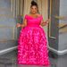 Verve N8052 Women's Plus Size High Waist Slimming Elegant Party Evening Dress_ecoleips.com