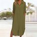 2026 European And American Cross-border Independent Station Long-sleeve Casual Cotton-linen Style_ecoleips.com