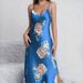 Aria Basics Aria Basics Women's Pajamas, Cross-border Nightgown, European And American Print, Summer Sleeveless Home Wear, Women's Casual Sexy_ecoleips.com