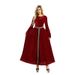 20.26million Costume Vintage Court Style European Farm Peasant Renaissance Dress Medieval Clothing_ecoleips.com