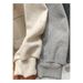 Elegant And Unique Lace Trim Sweatshirt For Women, Autumn/Winter, Fleece Lined, Plus Size, Two-Piece Jacket_ecoleips.com