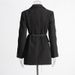 2025s 2025 New High-end Style, Versatile Design, Chain Decoration, Waist Cinching, Slimming Suit Jacket, Women's Clothing_ecoleips.com