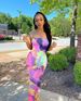 2022 Clothing Plus Size Women's Apparel European And American Cross-Border Spring/Summer Colorful Tie-Dye_ecoleips.com