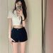 New Summer Black High-Waisted Tight Denim For Women, Sexy Tight-Fitting Butt-Lifting Shorts_ecoleips.com