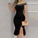 Women's Clothing One Shoulder Hot Diamond Dress Ready In Stock_ecoleips.com