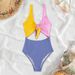 Women's Cross-Strap Triangle Bikini Sexy Fashion Beachwear Personalized Design Swimsuit Regular Fit_ecoleips.com
