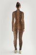 K New Round Neck Long Sleeved Printed Jumpsuit For Fashionable Women's Nightclubwear_ecoleips.com